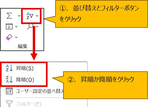 compare の予測変換